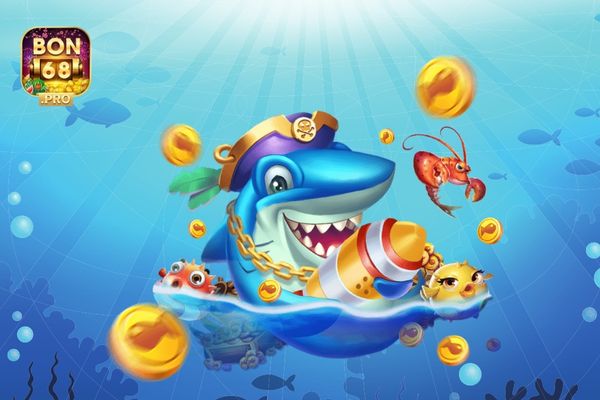 Bắn cá Bon68 - Hệ thống súng và đa dạng loại cá