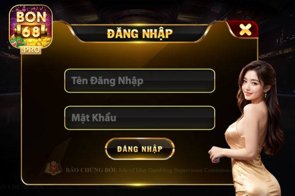Đăng nhập Bon68 trên máy tính
